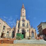 Estilo arquitetônico neogótico: Restauração busca originalidade do Santuário de Pouso Alegre