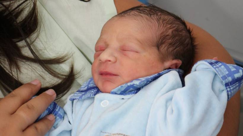 Nasce primeiro bebê da nova unidade do Samuel Libânio em Borda da Mata