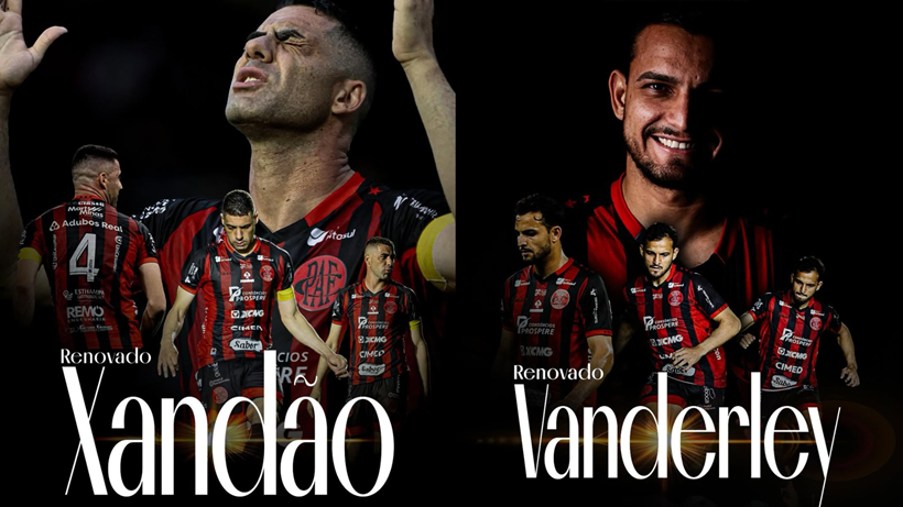 Pousão se reapresenta, anuncia saída de Pena e renovação de Xandão e Vanderley