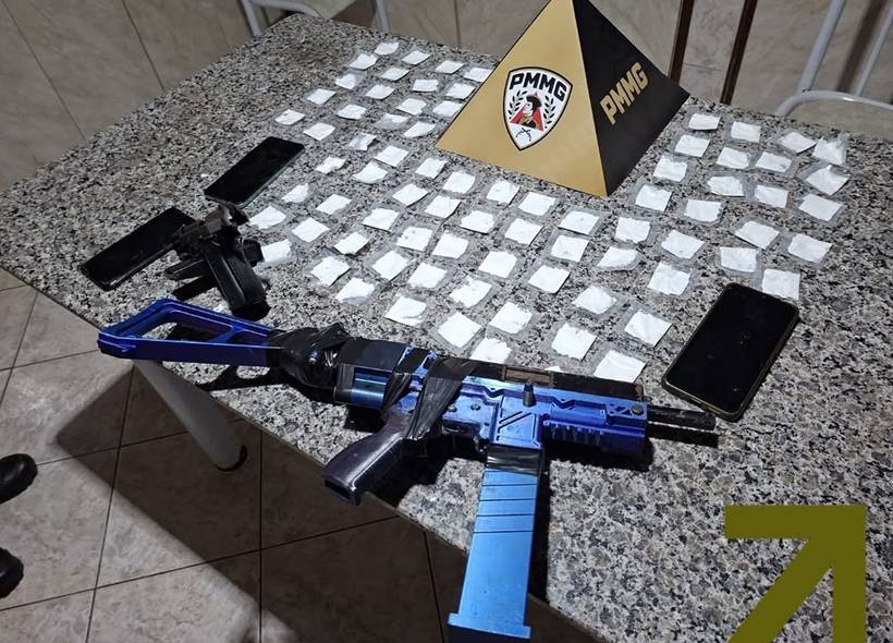 Operação apreende arma artesanal semelhante a submetralhadora e drogas em Itapeva
