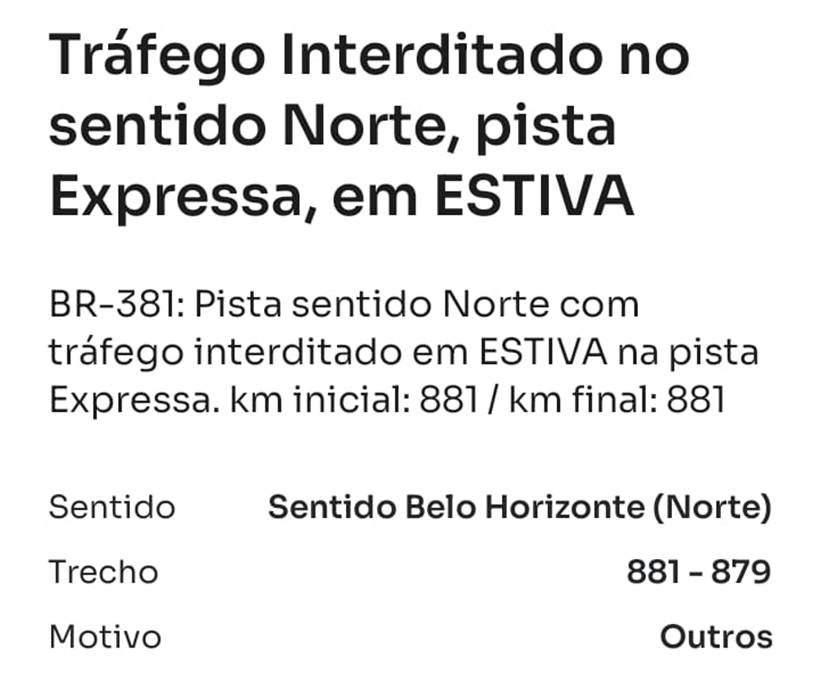 Carreta é destruída por incêndio na Fernão Dias; motorista sai ileso