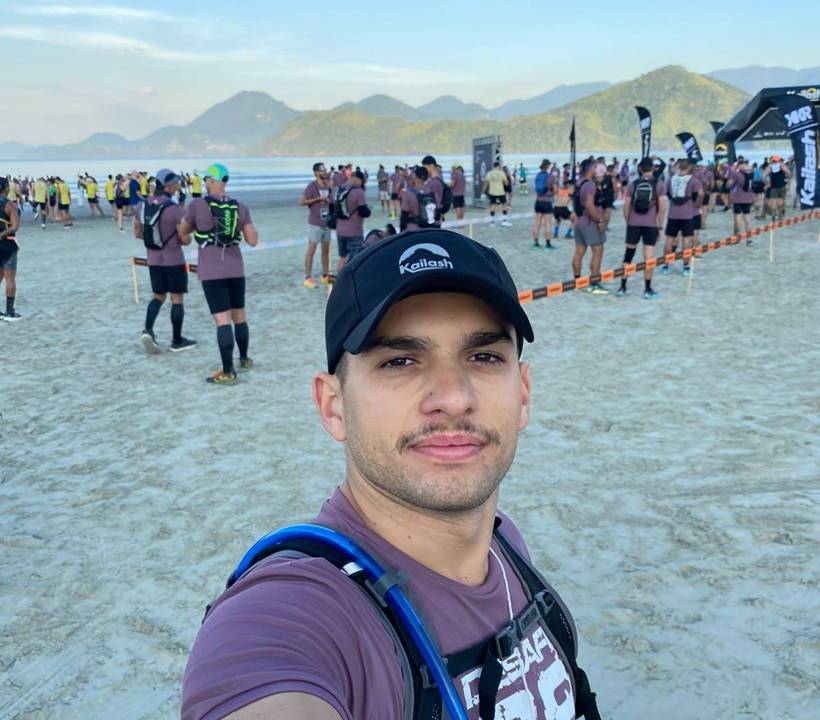 Universitário conquista terceira colocação na maior prova de corrida de trilha do Brasil