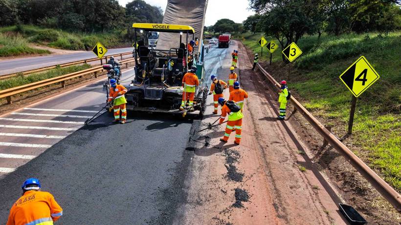 Fernão Dias recebe obras nesta semana em Extrema, Pouso Alegre e Cambuí