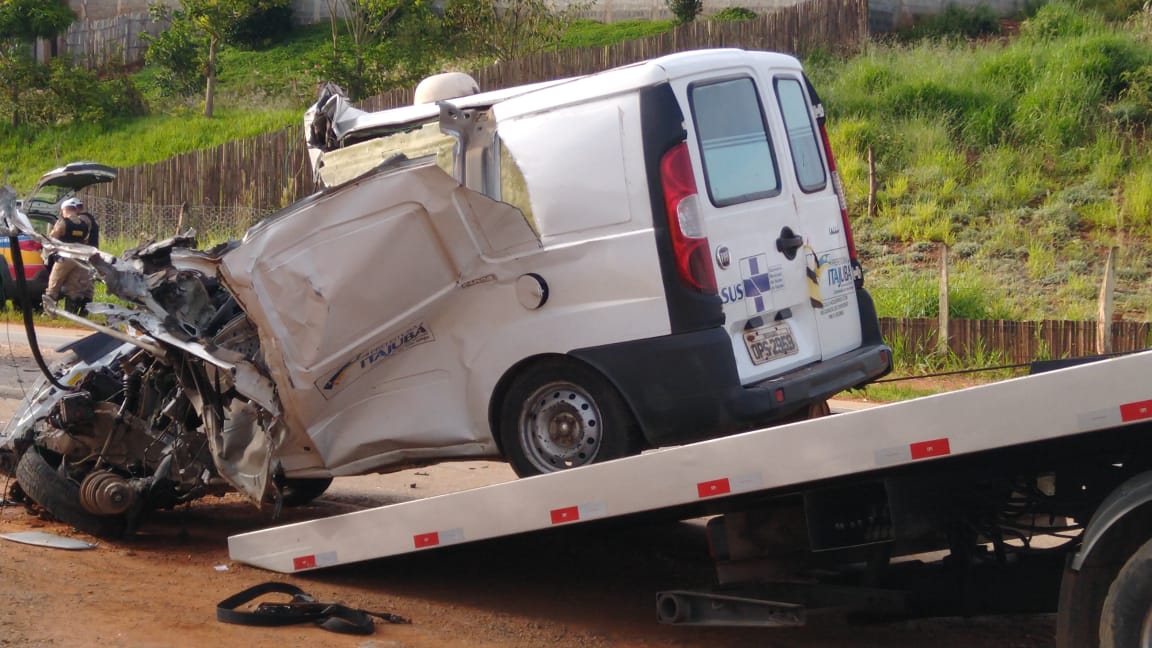Motorista de ambulância morre em acidente na BR-459 - Foto: redes sociais