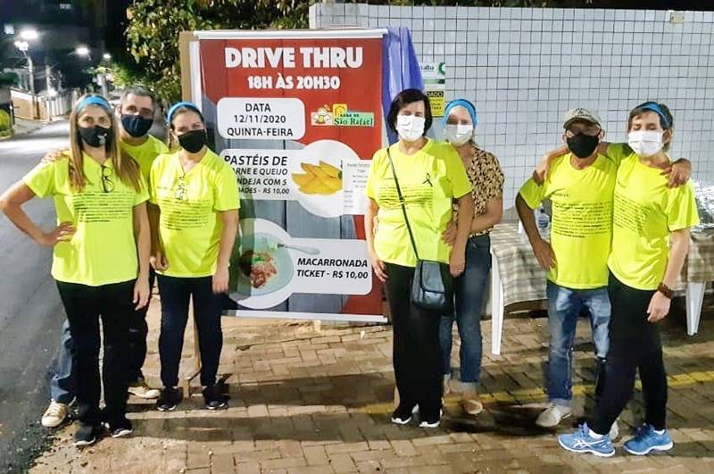 Macarronada e pastéis no drive-thru da Casa de São Rafael desta quinta (18)
