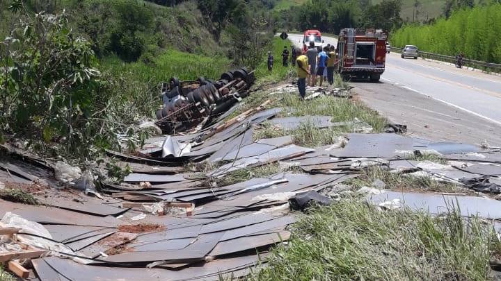 acidente na br-459 entre congonhal e ipuiuna. Imagem: redes sociais
