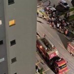 morador coloca fogo em aparamento em condomínio de pouso alegre. Imagem reprodução redes sociais