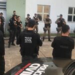 operação policia civil e polícia militar em Pouso Alegre. Foto: reprodução PCMG