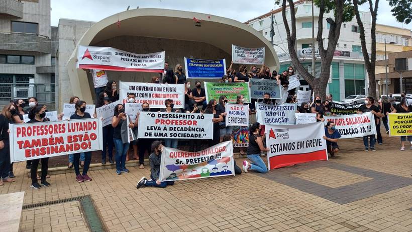 greve professores itajubá - Imagem: divulgação