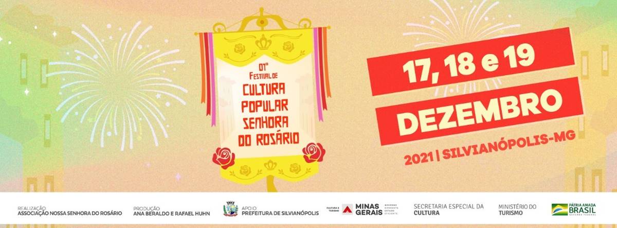 Silvianópolis realiza 1º Festival de Cultura Popular Senhora do Rosário, de sexta a domingo