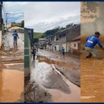 Temporal alaga ruas e deixa famílias desalojadas em Itajubá