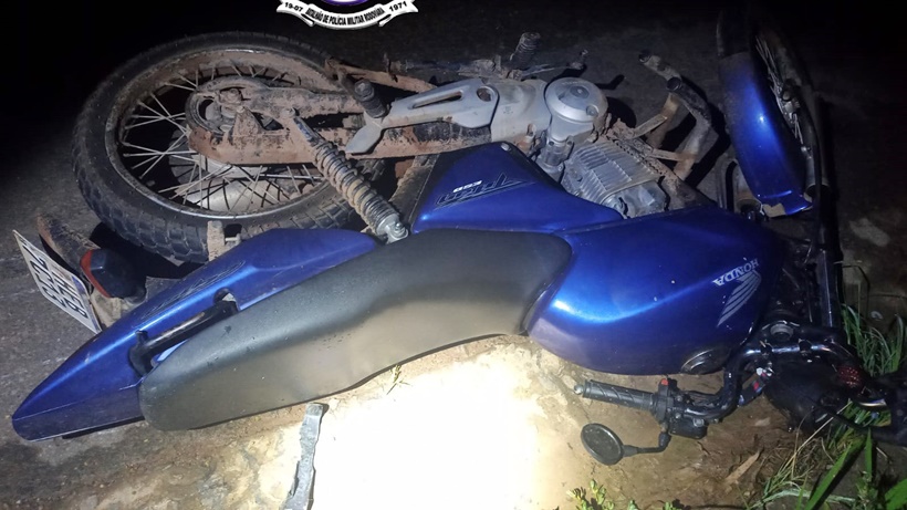 Motociclista morre após atropelar pedestre na MG-347, em Pedralva