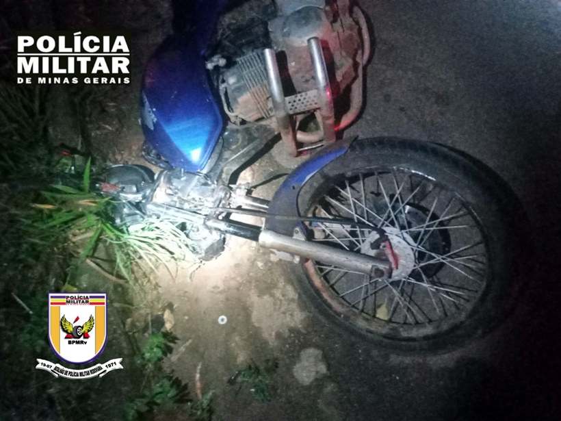 Motociclista morre após atropelar pedestre na MG-347, em Pedralva
