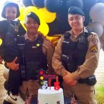 Gabriel completa 5 anos com festa temática da Polícia Militar em Itajubá