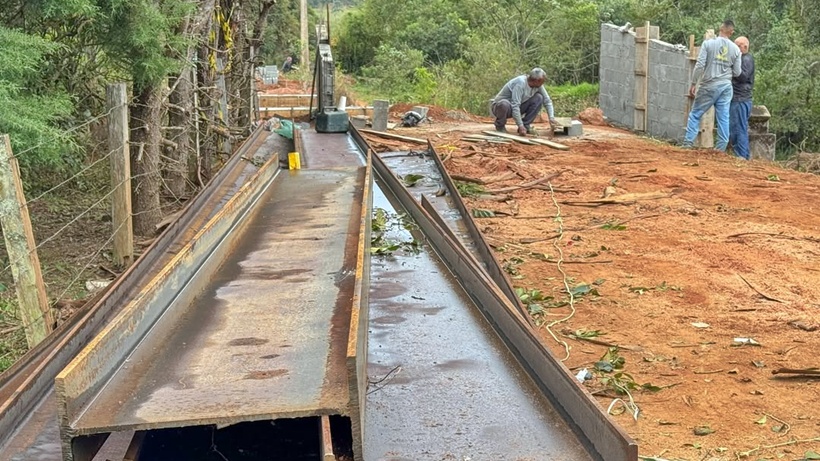 Prefeituras iniciam construção de ponte sobre o Rio Capivari no Sul de Minas