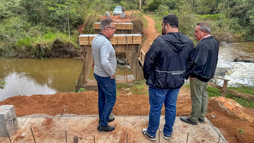 Prefeituras iniciam construção de ponte sobre o Rio Capivari no Sul de Minas