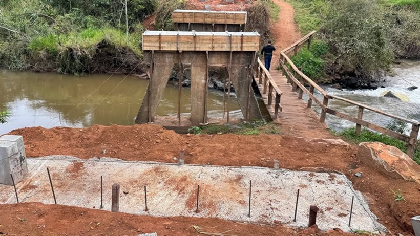 Prefeituras iniciam construção de ponte sobre o Rio Capivari no Sul de Minas