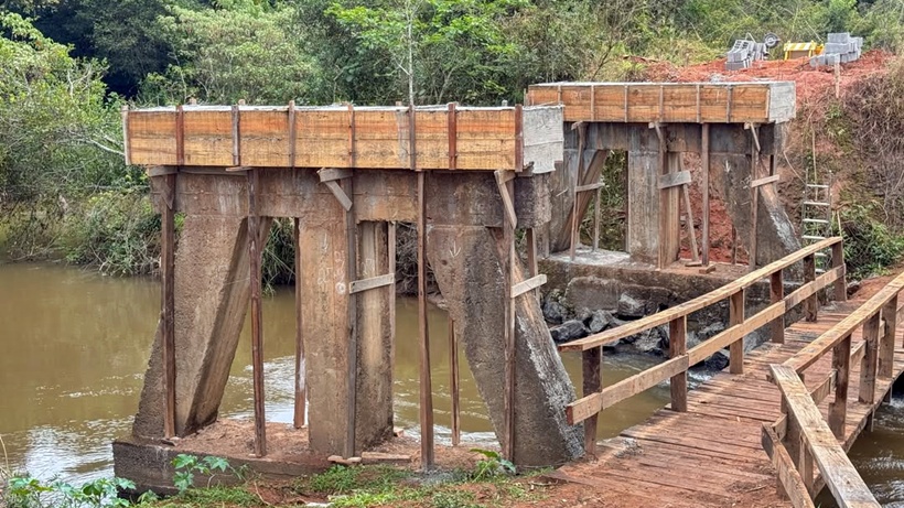 Prefeituras iniciam construção de ponte sobre o Rio Capivari no Sul de Minas