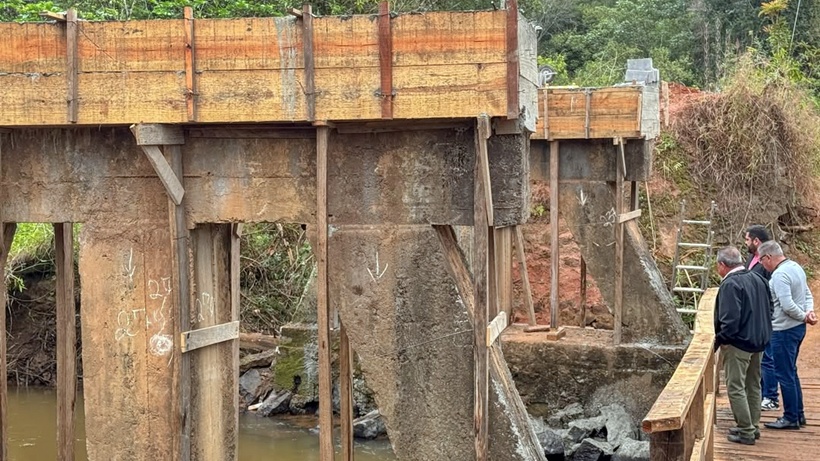 Prefeituras iniciam construção de ponte sobre o Rio Capivari no Sul de Minas