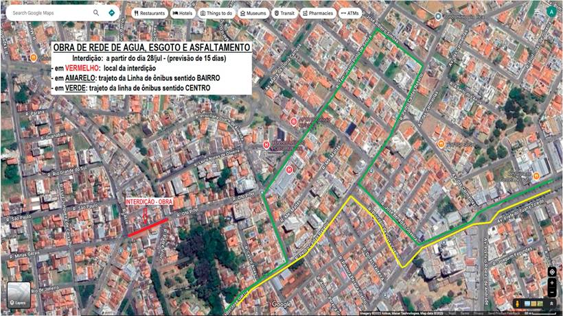 Rua do bairro Cascalho será interditada para obras a partir de segunda