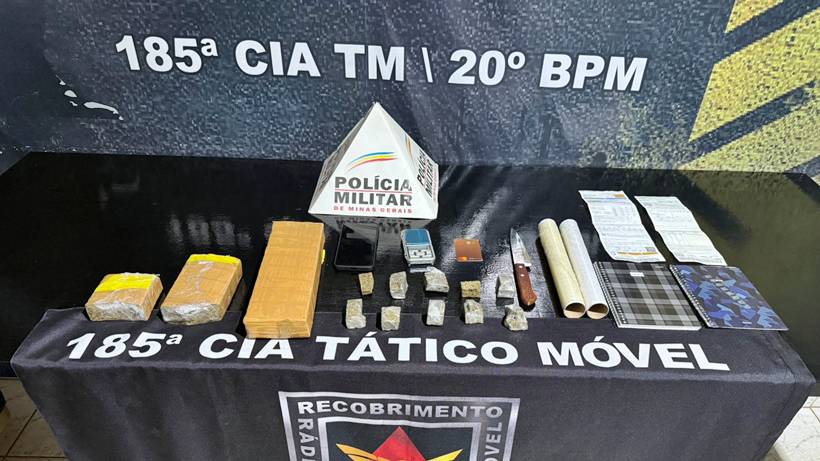 Homem que buscava drogas em SP e distribuía em Pouso Alegre é preso pela PM