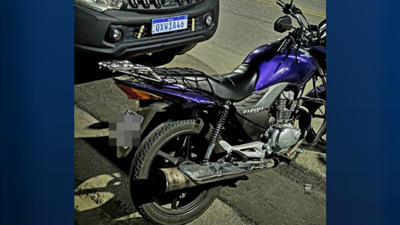 PM recupera moto furtada em Pouso Alegre e prende homem por receptação