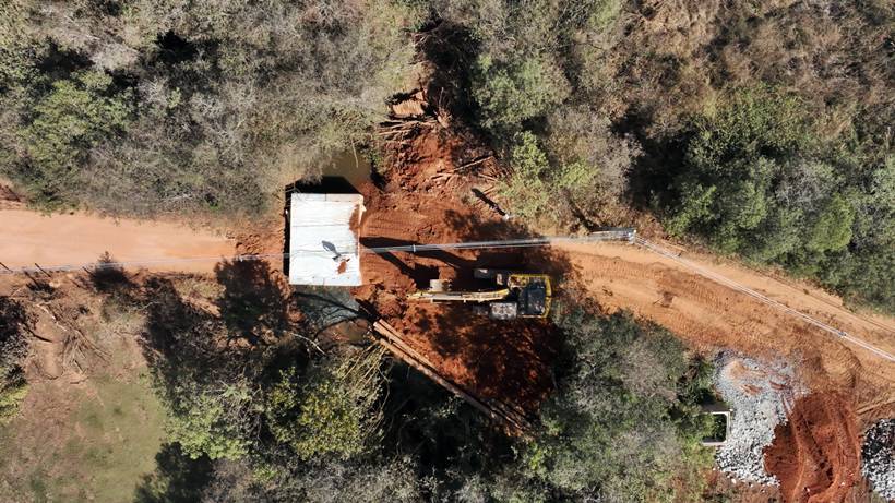 Ponte do Sarpão é reformada e está liberada na zona rural de Pouso Alegre