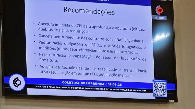 Vereadores apontam indícios de superfaturamento em contratos entre a Prefeitura de Pouso Alegre e a DAC Engenharia