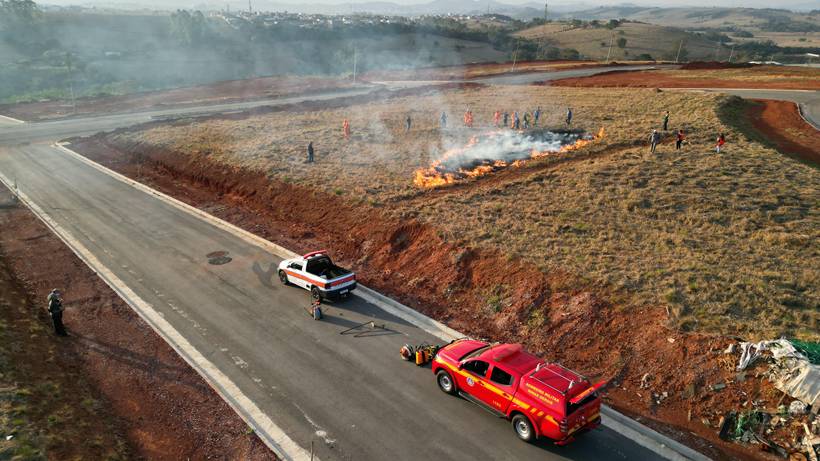 Agentes de Pouso Alegre participam de treinamento técnico com o Corpo de Bombeiros