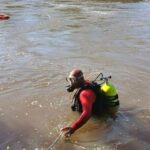 Bombeiros buscam por homem que desapareceu no Rio Sapucaí-Mirim