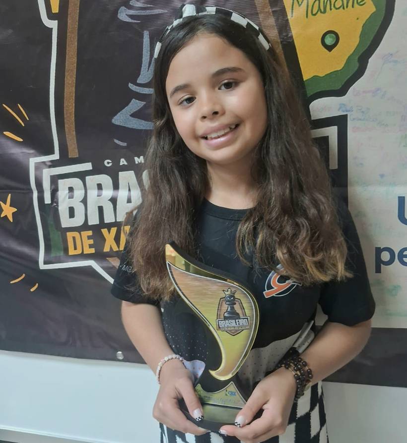 Menina de Itajubá vence Campeonato Brasileiro de Xadrez Escolar 2025