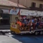 Vídeo mostra pânico de idosos e crianças em trenzinho que se soltou durante passeio