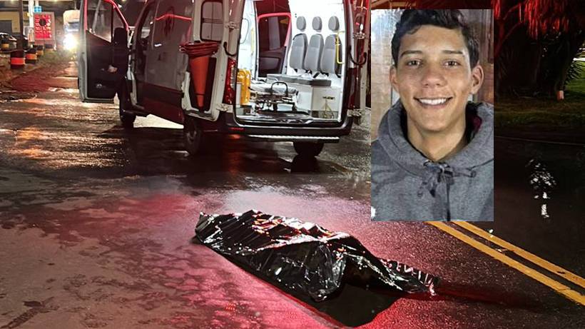 Adolescente cai de bicicleta ao desviar de caminhão estacionado e morre atropelado por ônibus