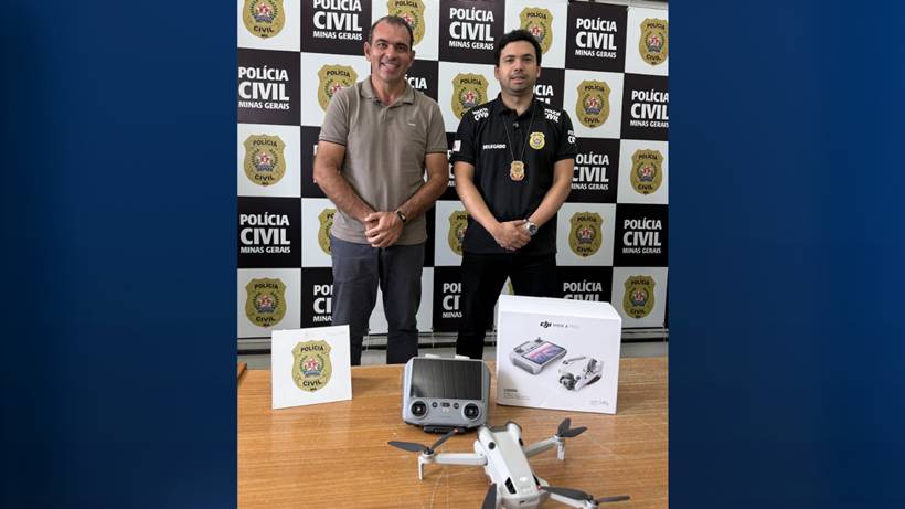 Prefeitura de São Sebastião da Bela Vista doa drone à Polícia Civil de Santa Rita do Sapucaí