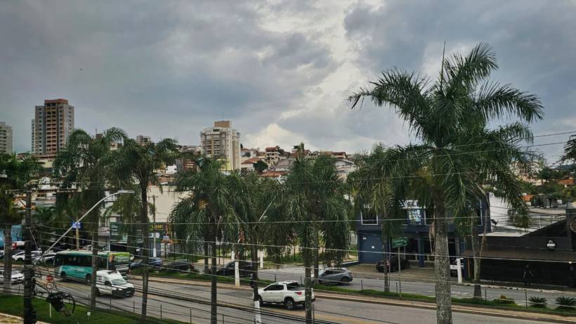 Avenida Tuany Toledo - chuva, frio, previsão do tempo, pouso alegre